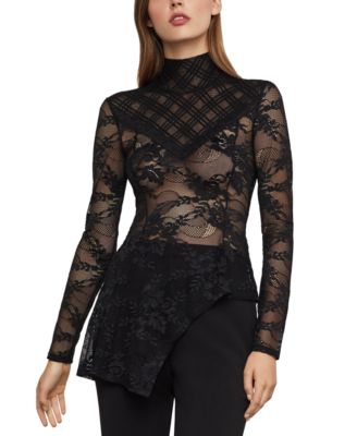 BCBGMAXAZRIA - Floral-Lace Top