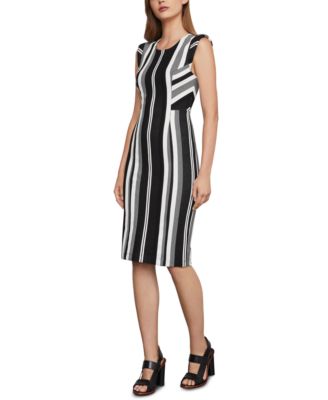 striped sheath dress
