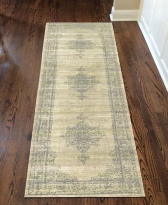 CLOSEOUT! 3563/0013/BEIGE Cantu Beige 2'2" x 7'7" Runner Rug