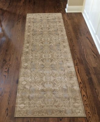 CLOSEOUT! 3564/0013/BEIGE Cantu Beige 2'2" x 7'7" Runner Rug