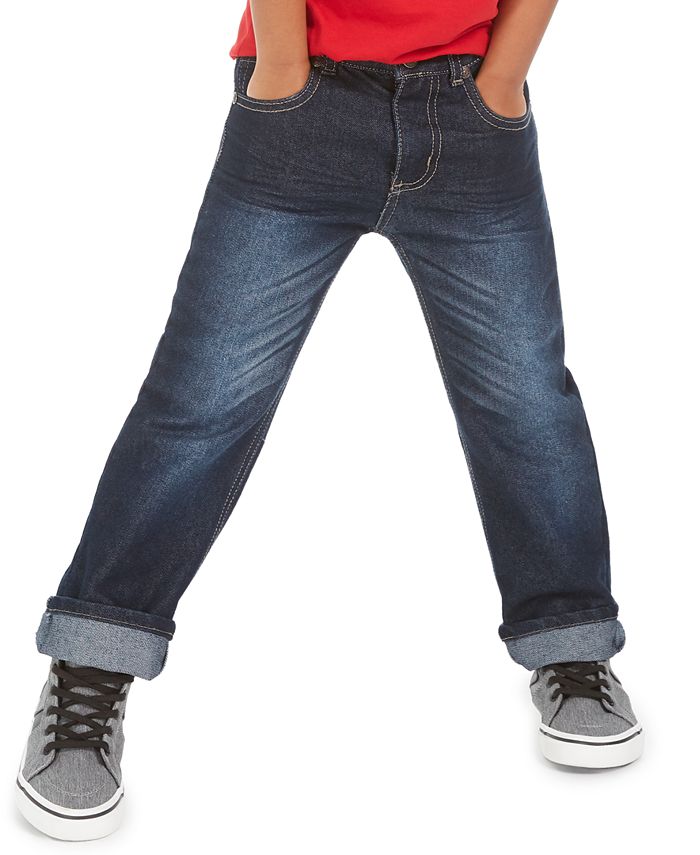 Epic Threads Little Boys' Dark Blue Denim Jeans, Created for Macy's