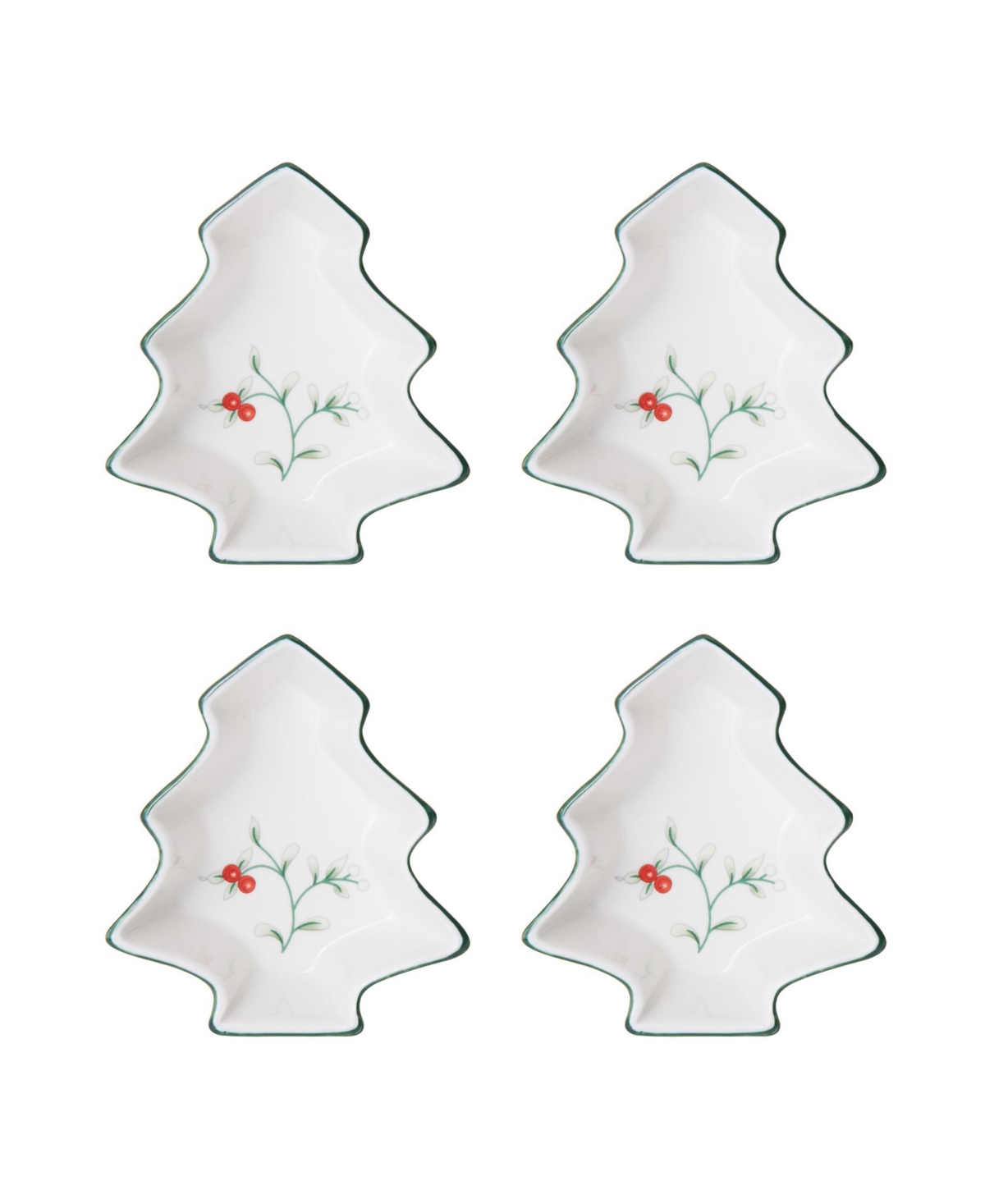 Pfaltzgraff Winterberry Tree Dip Bowl, Set of 4