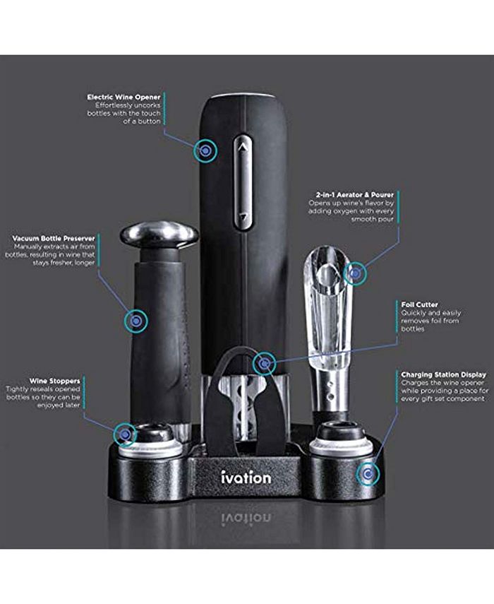 Ivation 7 Piece Wine Gift Set Macy's