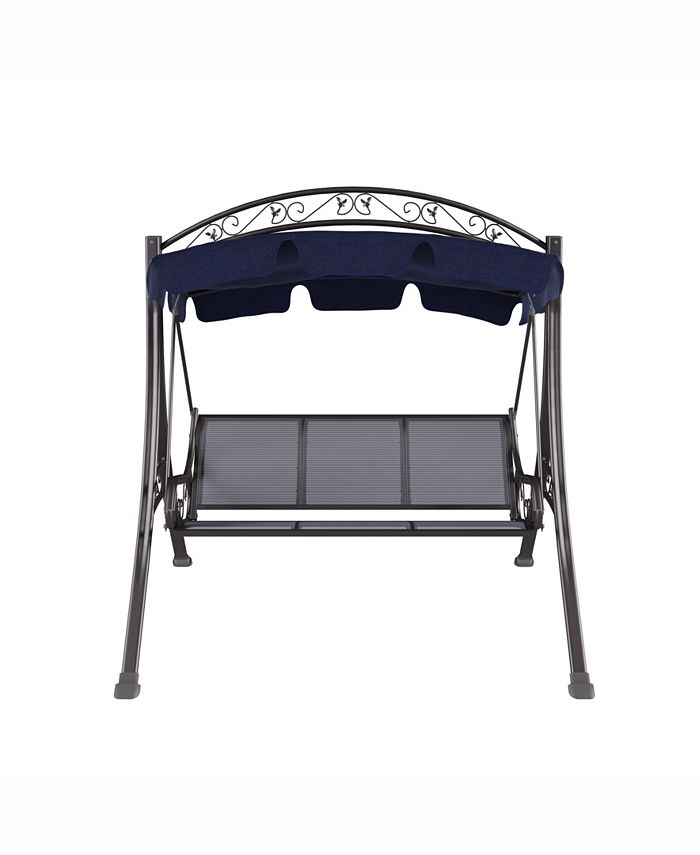CorLiving Distribution Nantucket Patio Swing with Arched Canopy