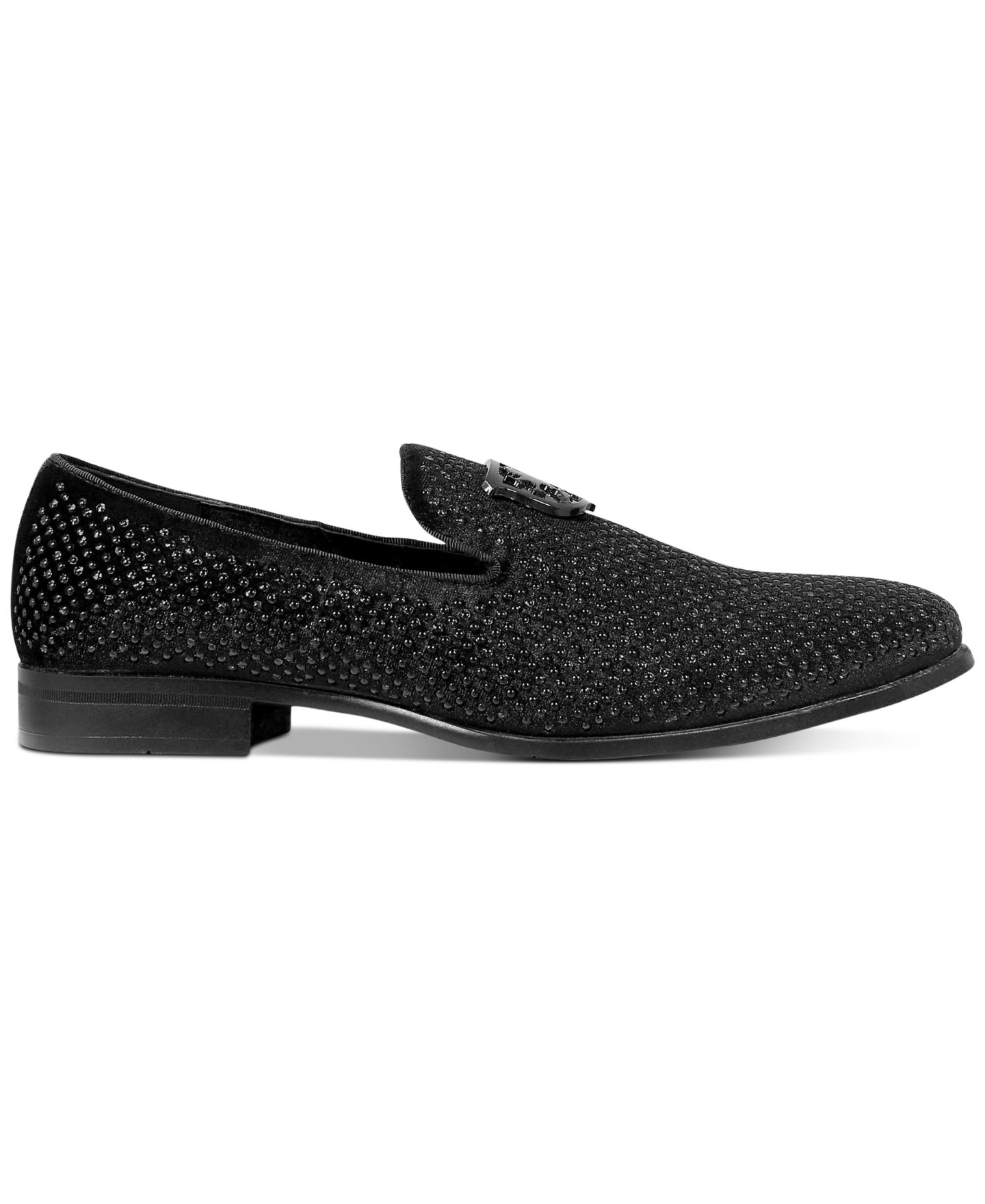 Мужские туфли Stacy Adams Swagger Studded Ornament Slip-on Loafer, цвет: Чёрный — фото 2