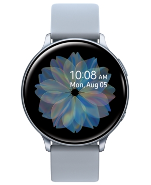 image of Samsung Galaxy Active 2 Gray Silicone Strap Touchscreen Smart Watch 44mm