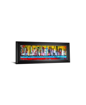 Skyline by Erin Ashley Framed Print Wall Art - 18" x 42"