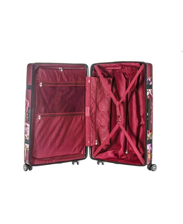 Triforce Luggage Triforce Versailles 3Piece Spinner Floral Luggage Set