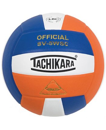 Tachikara Volley-Lite Sensi-Tec Ballon de volleyball en cuir composite Rouge écarlate/blanc