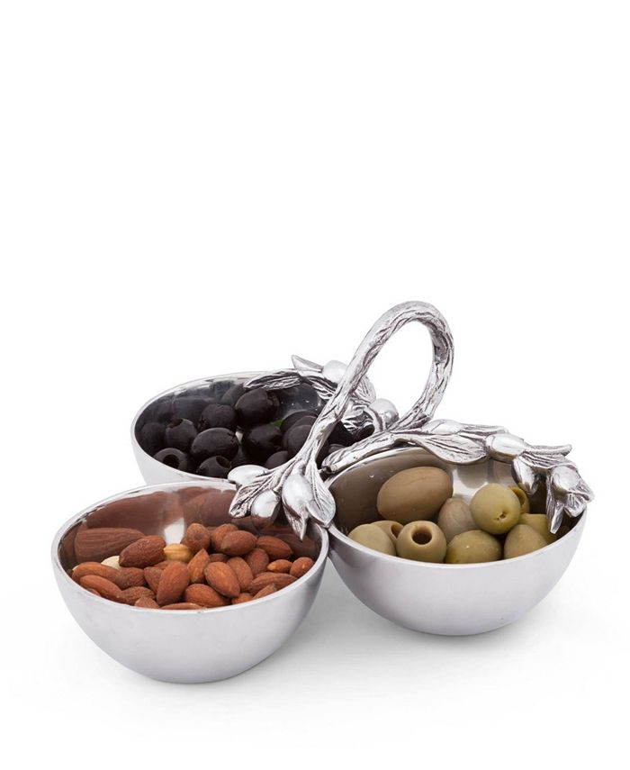 Salad Bar For Home Arthur Court Olive Pattern Salad Set