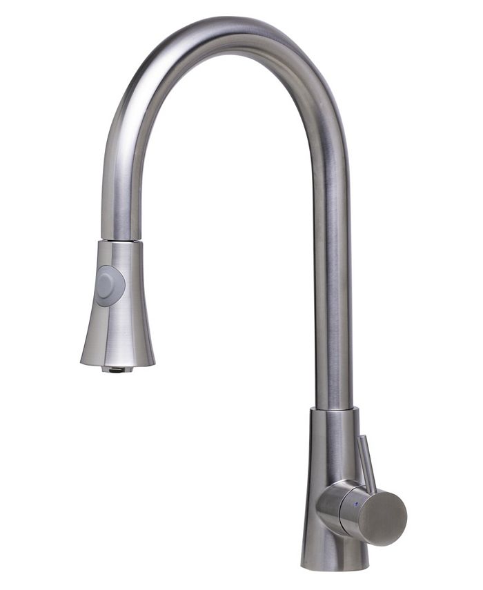 ALFI brand Solid Brushed Stainless Steel Pull Down Single ...