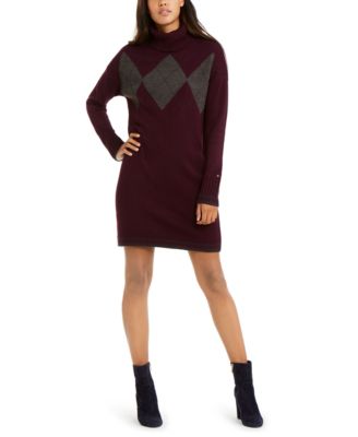 macy's tommy hilfiger sweater dress