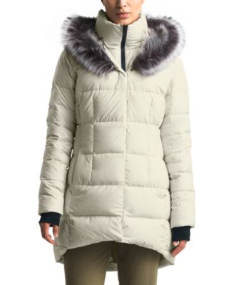 the north face womens coat fur hood