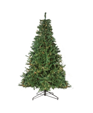 Northlight 12' Pre-Lit 2-Tone Canadian Pine Commercial Artificial Christmas Tree - Warm White Lights