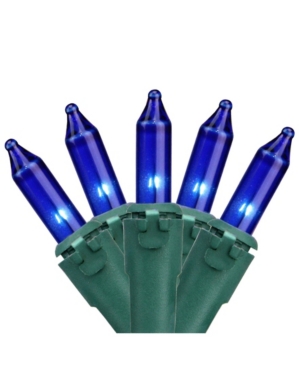 Northlight Set of 100 Blue Mini Christmas Lights 25