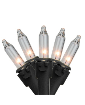 Northlight Set Of 50 Clear Mini Christmas Lights 2.5" Spacing In Clear