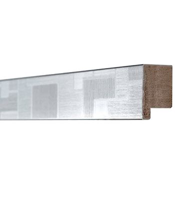 Reveal Frame & Décor - Millennium Geometric Silver Beveled Wall Mirror
