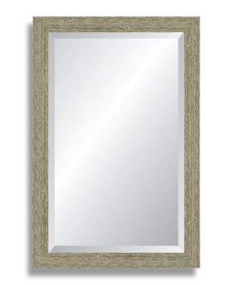 Reveal Frame & Décor - Barnwood Gray Beveled Wall Mirror