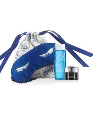 Receive a Free 4pc Gift and Your Choice of Eye Mask & Bag with any $80 Lancome Purchase