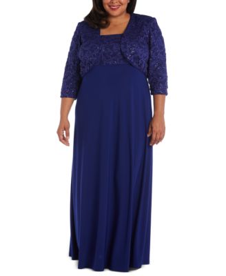 macys royal blue dresses