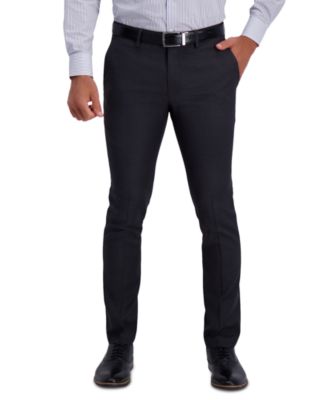 Kenneth Cole Reaction - Men's Extra Slim-Fit Stretch Micro Check Houndstooth Dress Pants