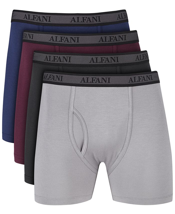 Alfani Men's 4Pk. Boxer Briefs, Created for Macy's Macy's