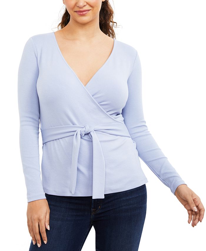 A Pea in the Pod Wrap Nursing Top Macy's