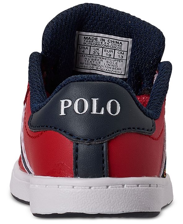 Polo Ralph Lauren Toddler Boys Quilton Bear Casual Sneakers from Finish Line & Reviews - Finish