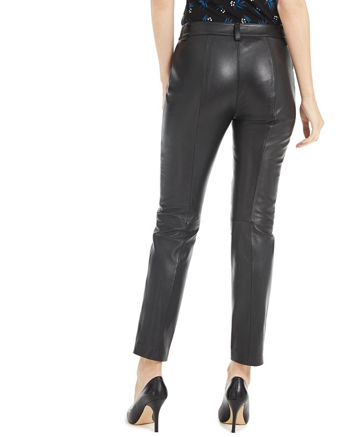 Anne Klein Leather Pants - Macy's