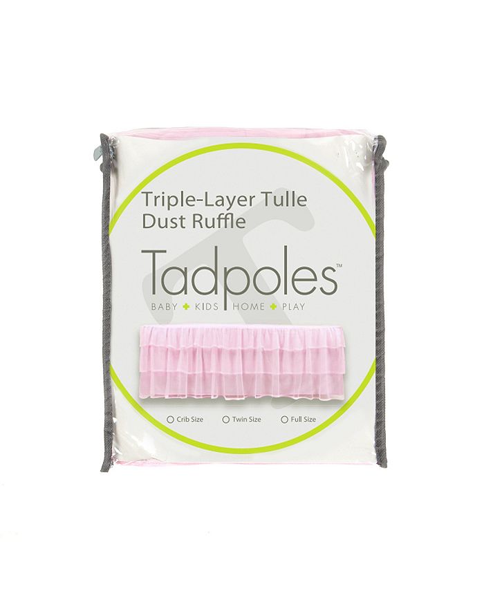 Tadpoles Triple Layer Tulle Bed Skirt, Twin Macy's