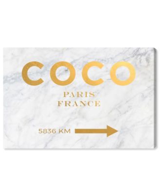 Coco Road Sign Canvas Art - 30" x 45" x 1.5"