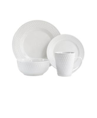 Elle Decor - Juliette Porcelain 16 Pc Dinner Set