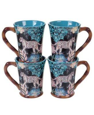 Tracy Porter - Exotic Jungle 4-Pc. Mugs