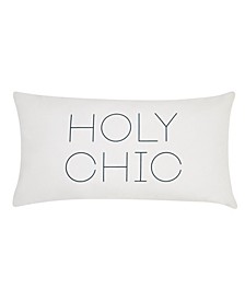 Christian Siriano Mags Floral Holy Chic 32" x 16" Decorative Pillow
