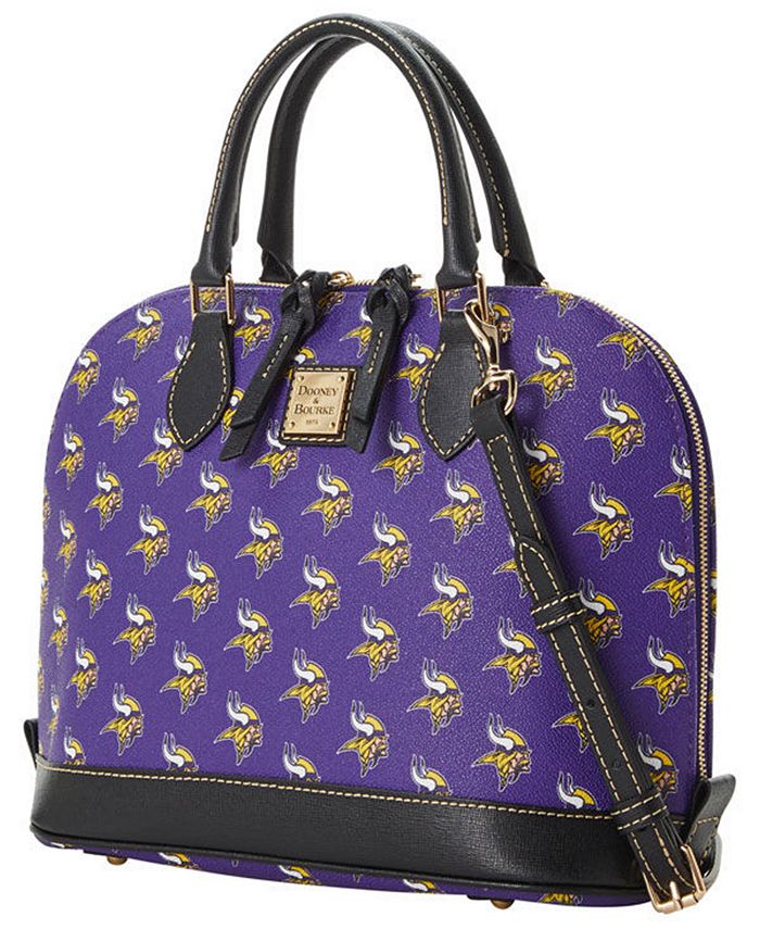 Dooney & Bourke Minnesota Vikings Saffiano Zip Satchel Macy's