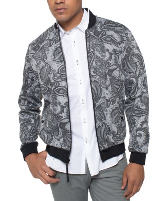 Mens paisley bomber jacket hotsell