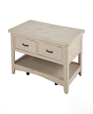 Benzara Wooden Coffee Table with Two Drawers - Macy's