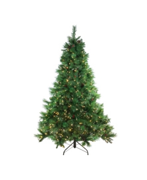 Northlight 75' Pre-Lit Led Instant-Connect Denali Mixed Pine Artificial Christmas Tree - Dual Lights