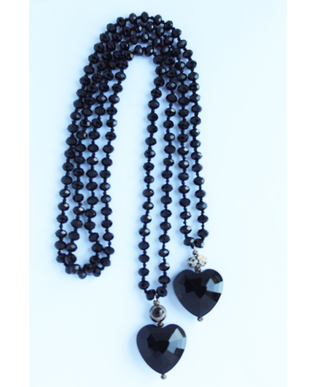 Cece Heart Necklace - Black