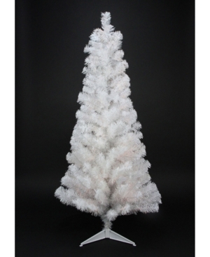 Northlight Slim Tinsel Artificial Christmas Tree-unlit In White