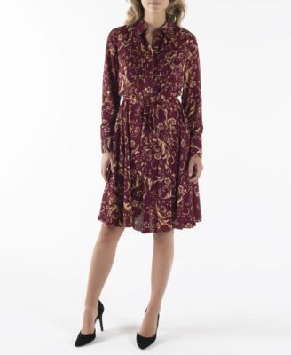 nanette lepore pintuck shirt dress