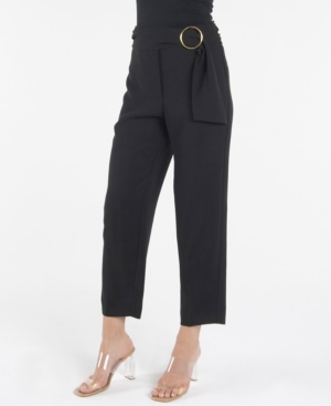 image of nanette Nanette Lepore Ankle Pant with O-Ring Belt