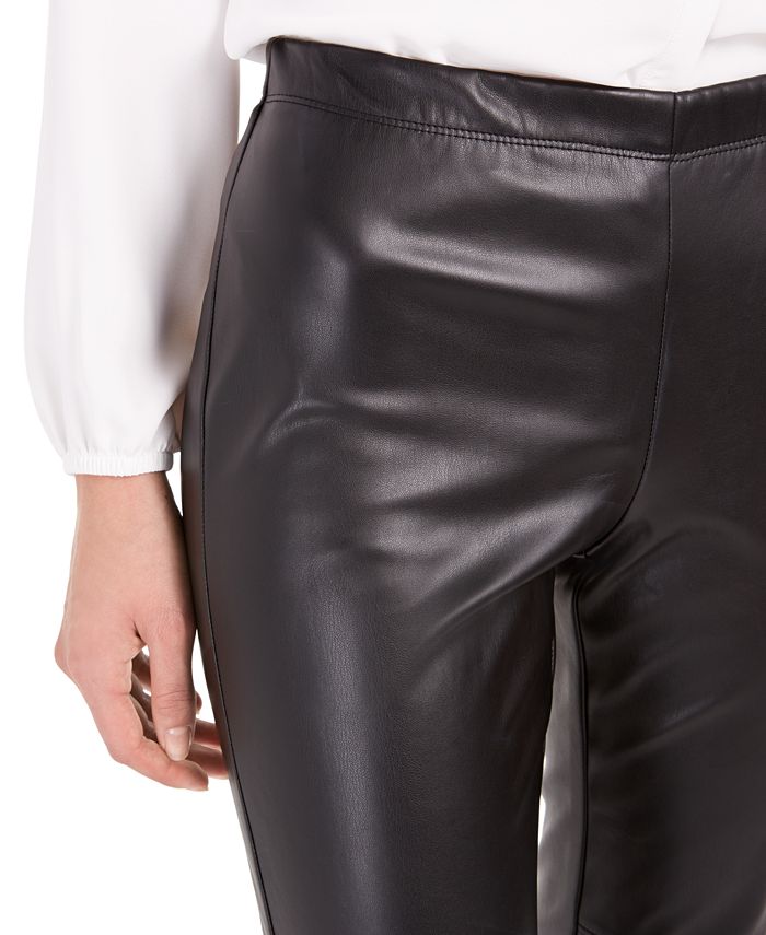 Bar III Faux-Leather Skinny Pants, Created for Macy's - Macy's
