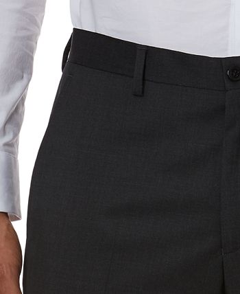 A|X Armani Exchange Men's Slim-Fit Gray Solid Suit Separate Pants - Macy's