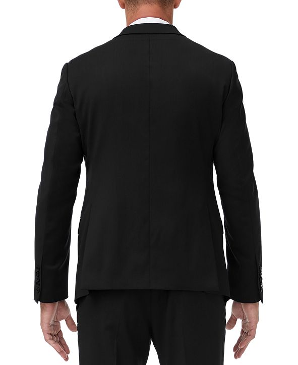 Armani Exchange Men's ModernFit Black Solid Suit Separates & Reviews