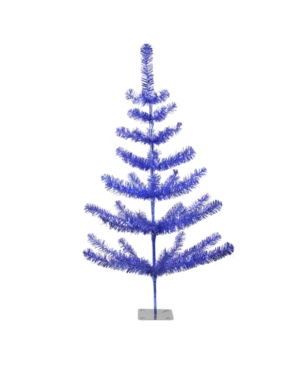 Northlight 3' Blue Tinsel Pine Artificial Christmas Twig Tree