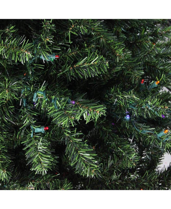 Northlight 6' PreLit Canadian Pine Artificial Christmas Tree Multi LED Lights Macy's