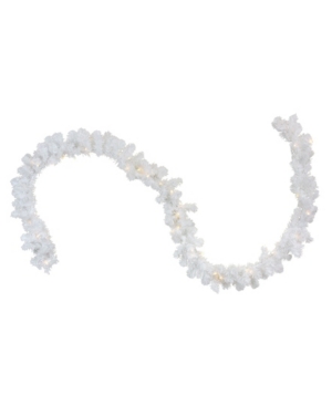 Shop Northlight 9' Pre-lit Led White Pine Artificial Christmas Garland