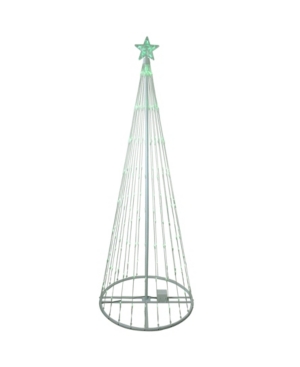 Northlight 12' Green Led Lighted Show Cone Christmas Tree Outdoor Decoration In Green
