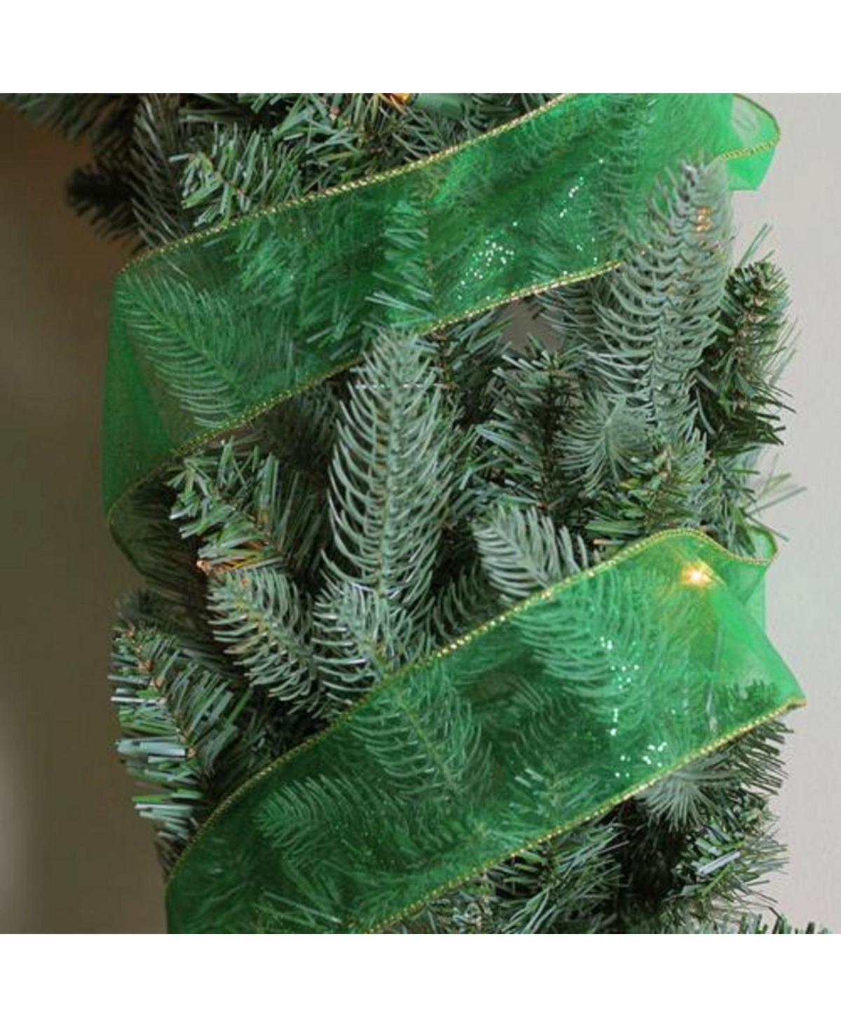 Northlight ShimmeringSolid Wired Christmas Craft Ribbon 2.5